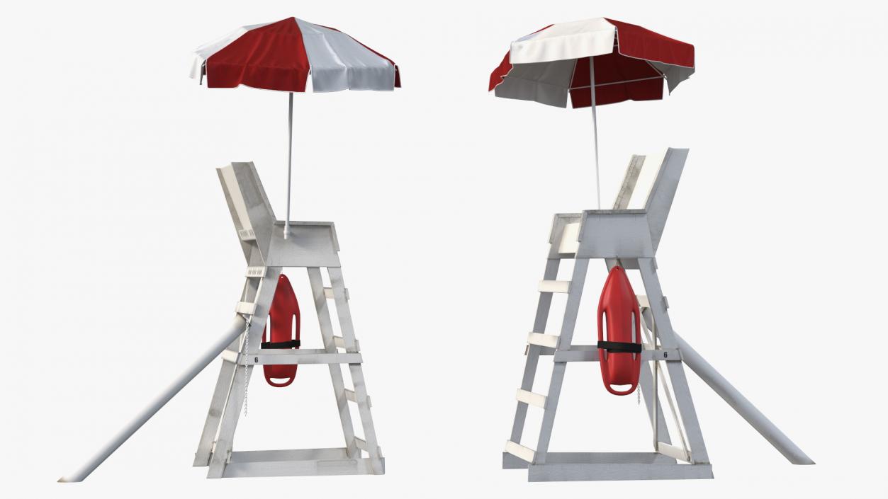 3D Lifeguard Chair(1) model