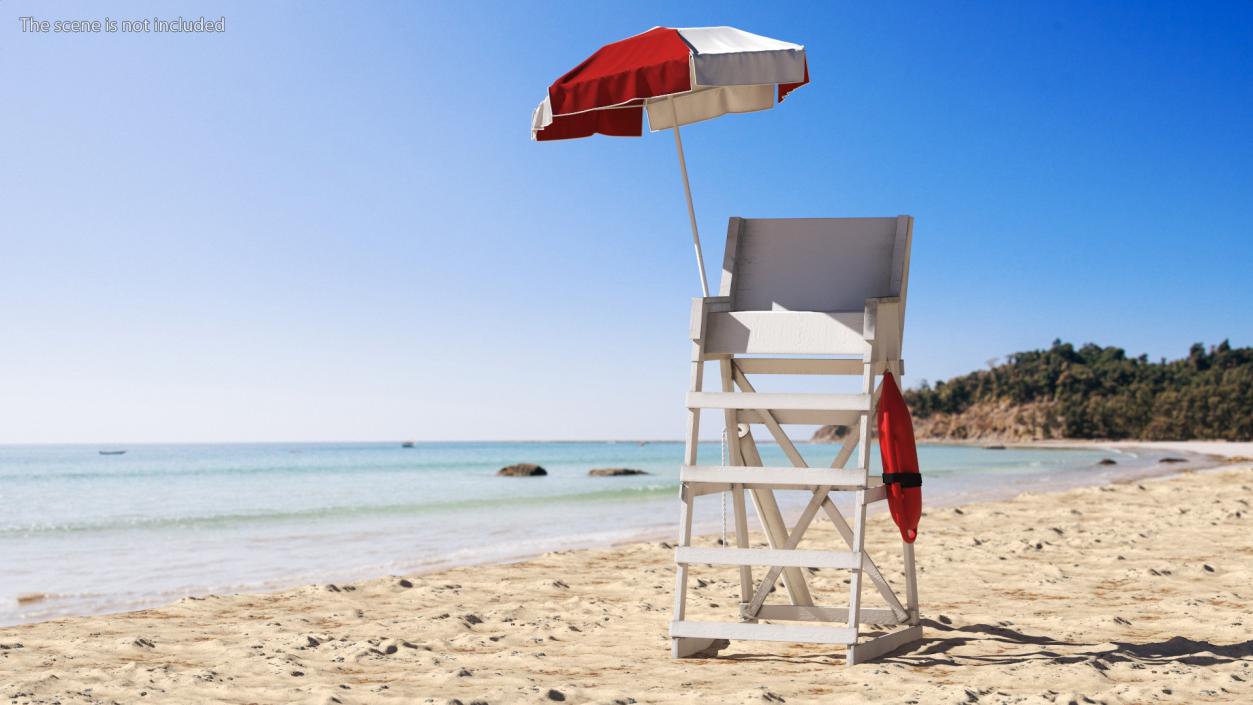 3D Lifeguard Chair(1) model