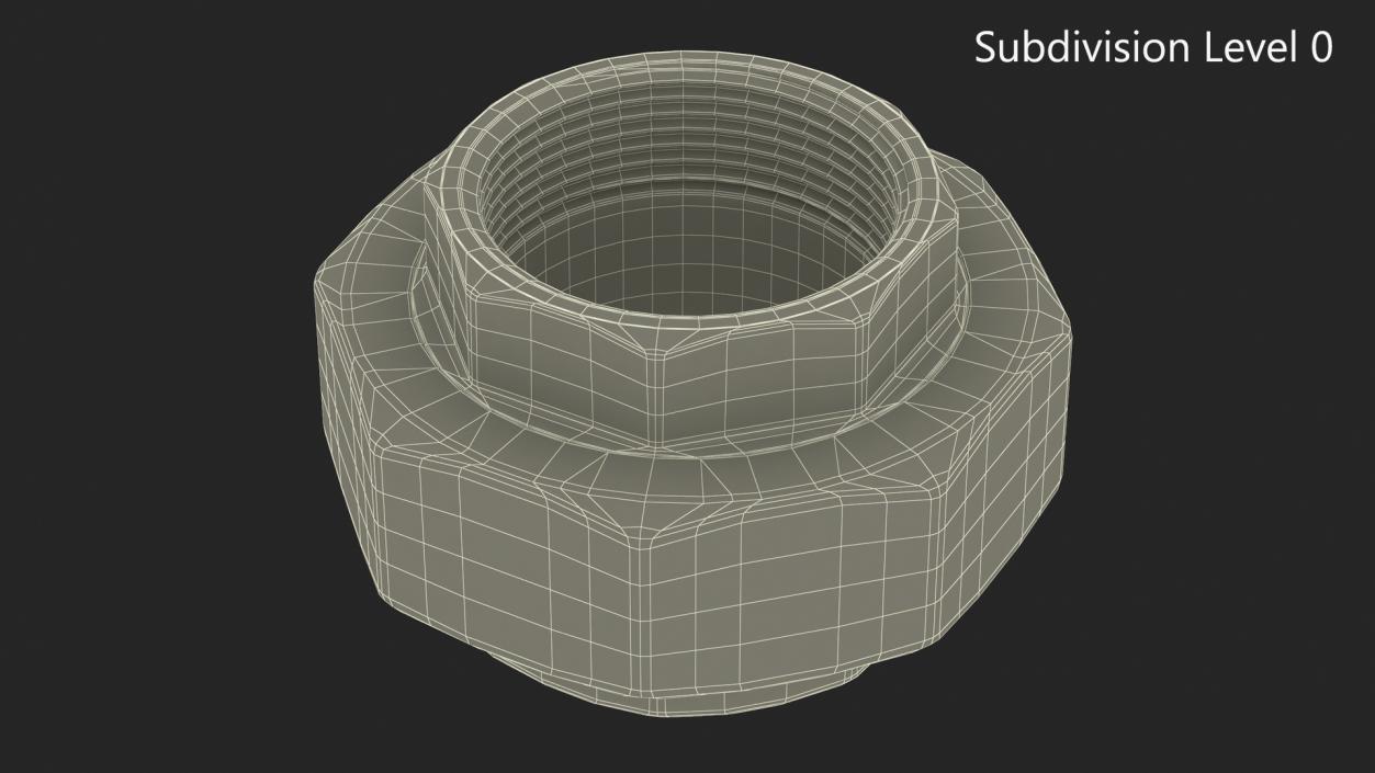 Fitting Union SS304 3D model