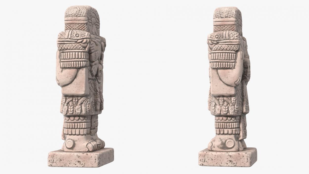 3D model Coatlicue Aztec Decorative Statue 2