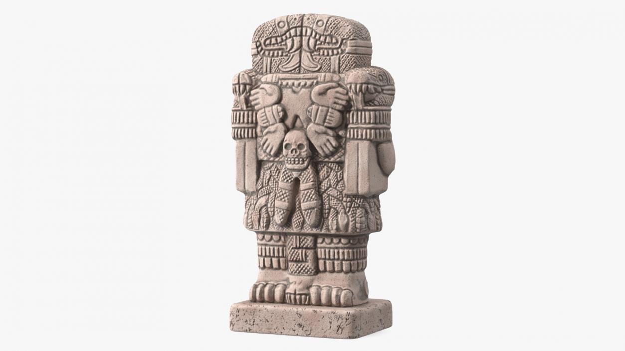 3D model Coatlicue Aztec Decorative Statue 2