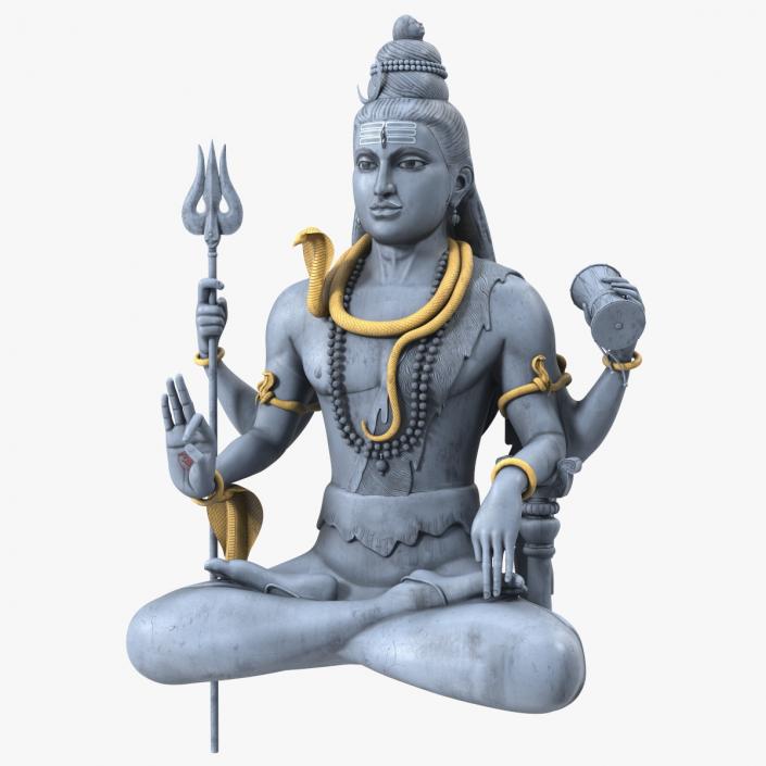 3D Shiva of Murudeshwara Statue model