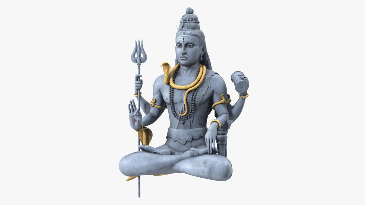 3D Shiva of Murudeshwara Statue model