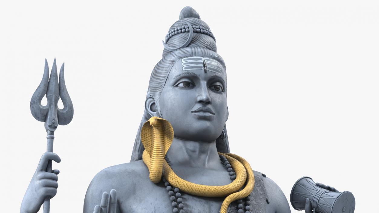 3D Shiva of Murudeshwara Statue model