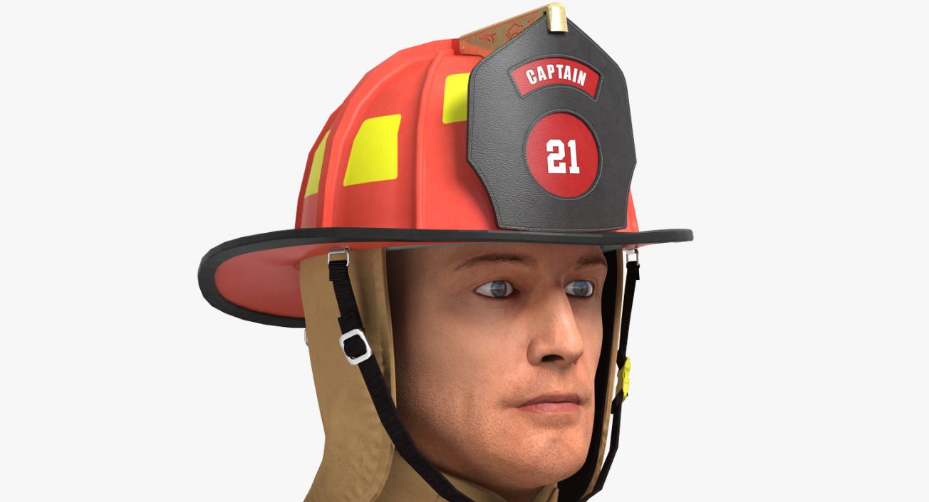 Firefighter Walking Pose 3D model