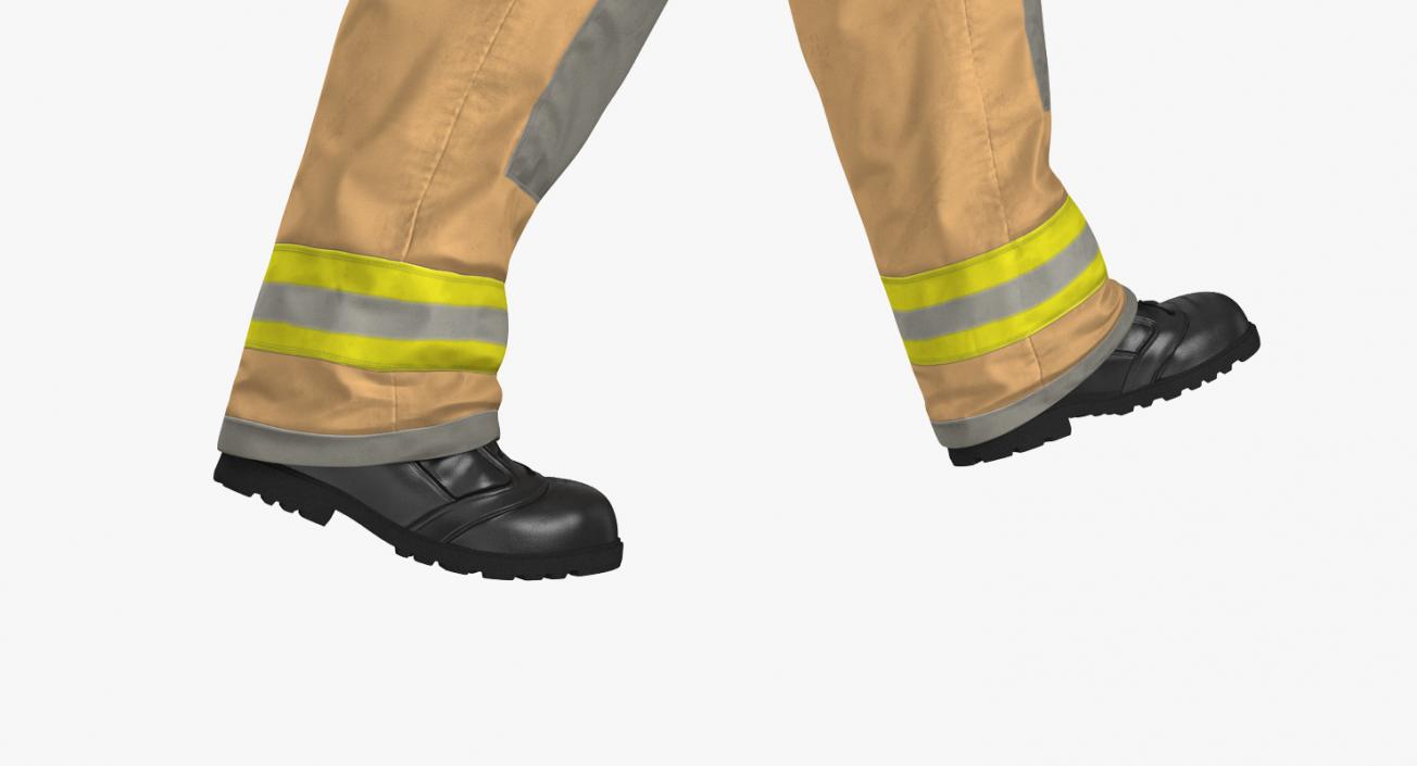 Firefighter Walking Pose 3D model