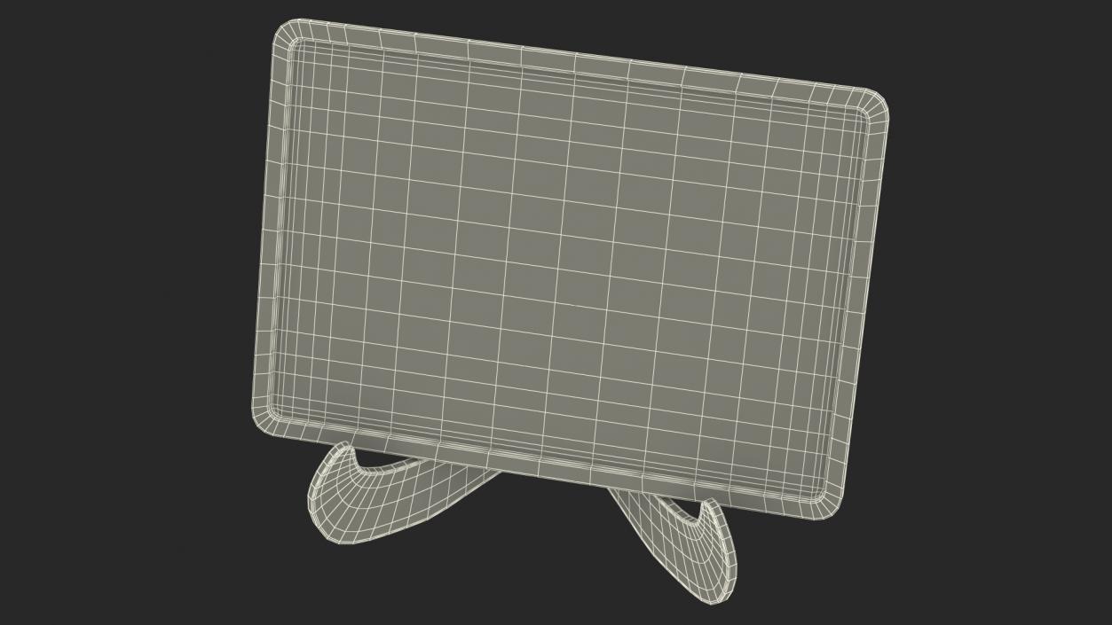 Small Plywood Chalkboard 3D model