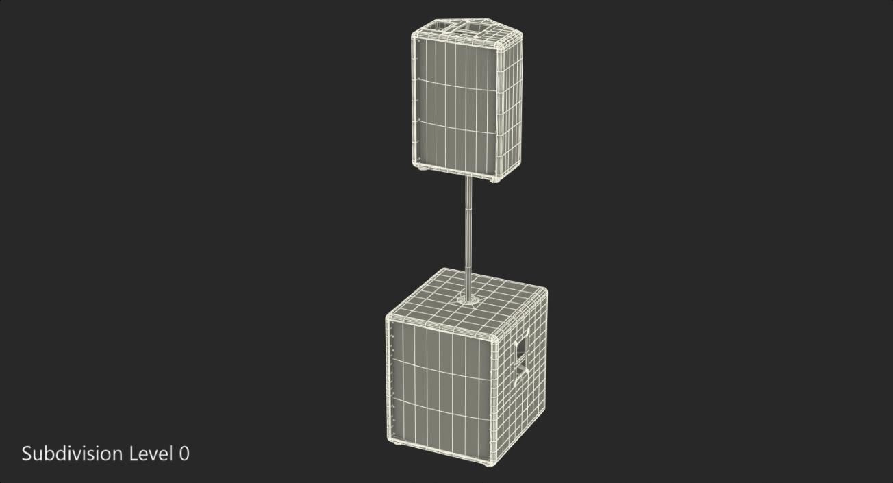 Passive Speakers Generic 3D model