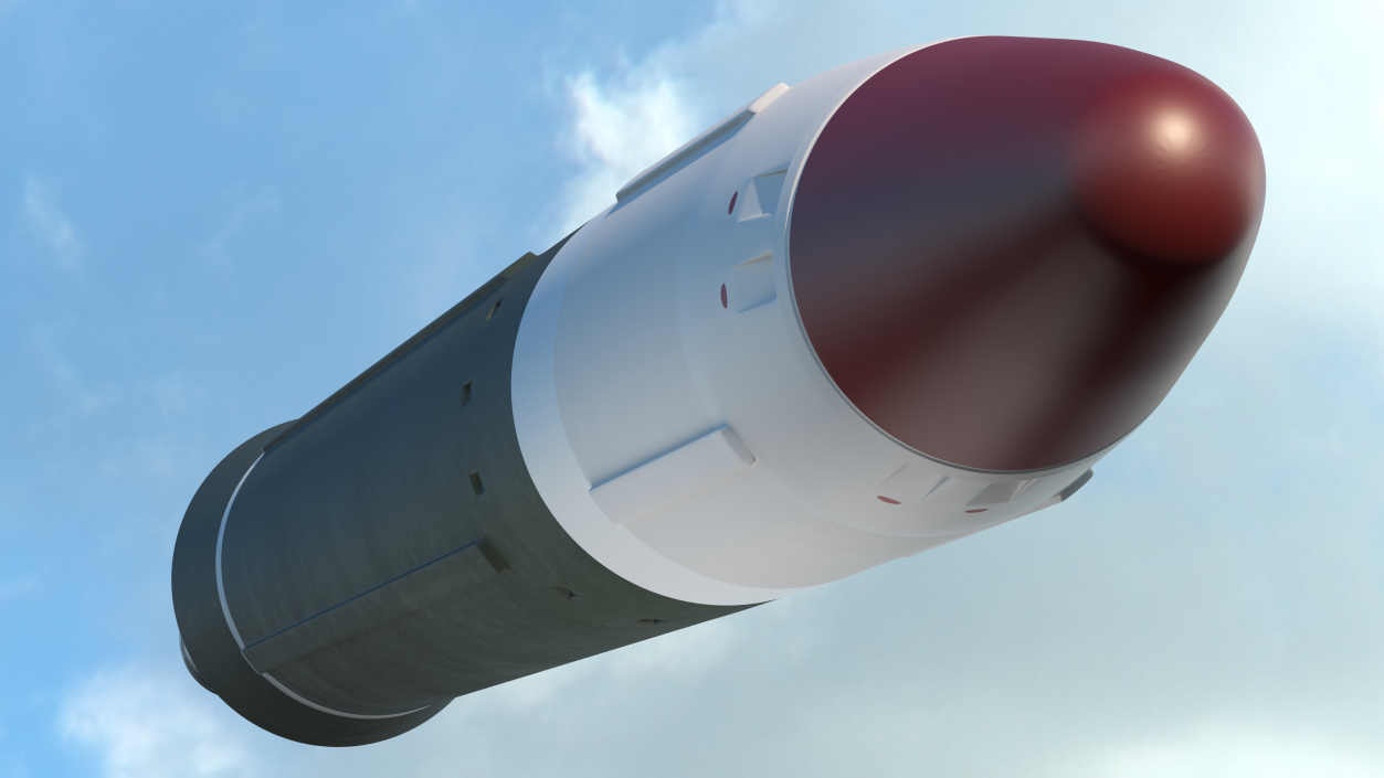 Intercontinental Ballistic Missile 3D model