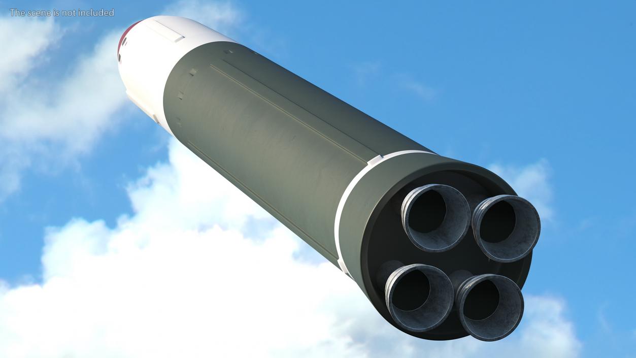 Intercontinental Ballistic Missile 3D model