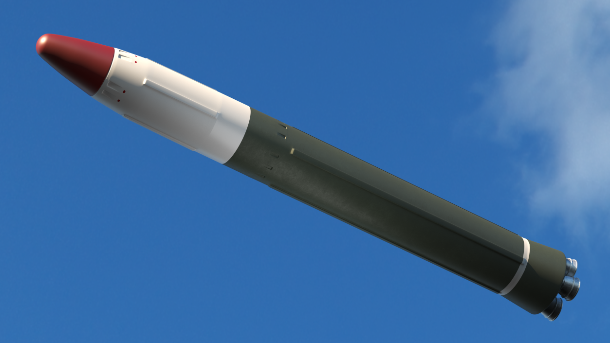 Intercontinental Ballistic Missile 3D model