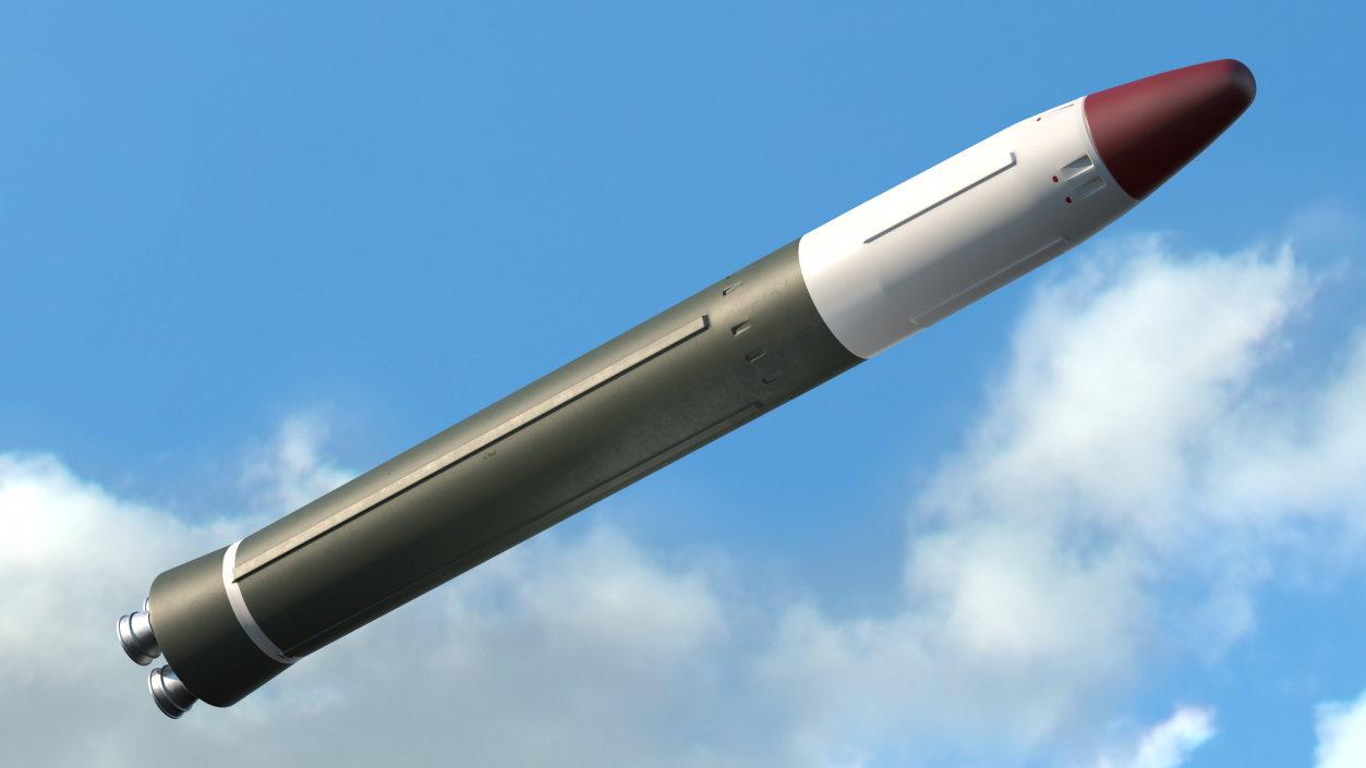 Intercontinental Ballistic Missile 3D model