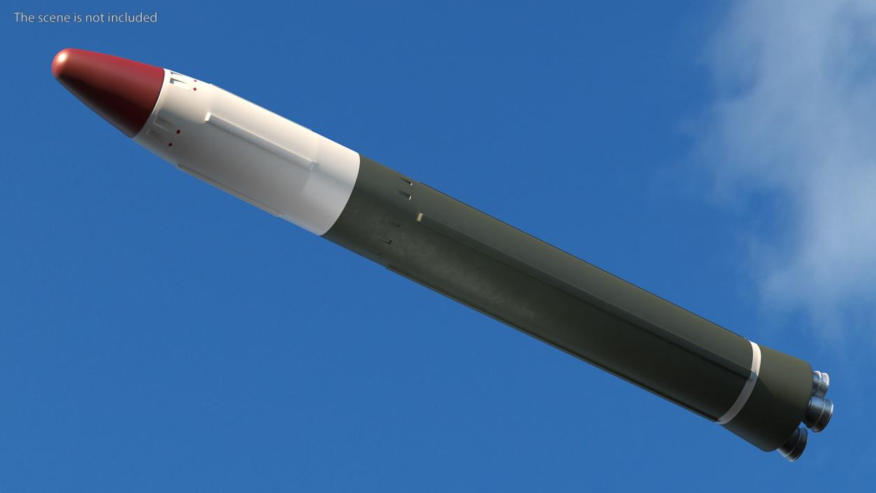 Intercontinental Ballistic Missile 3D model