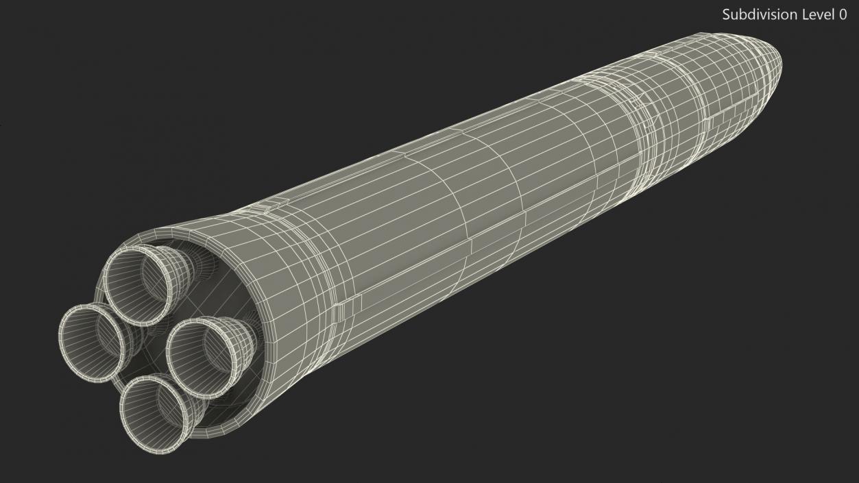 Intercontinental Ballistic Missile 3D model