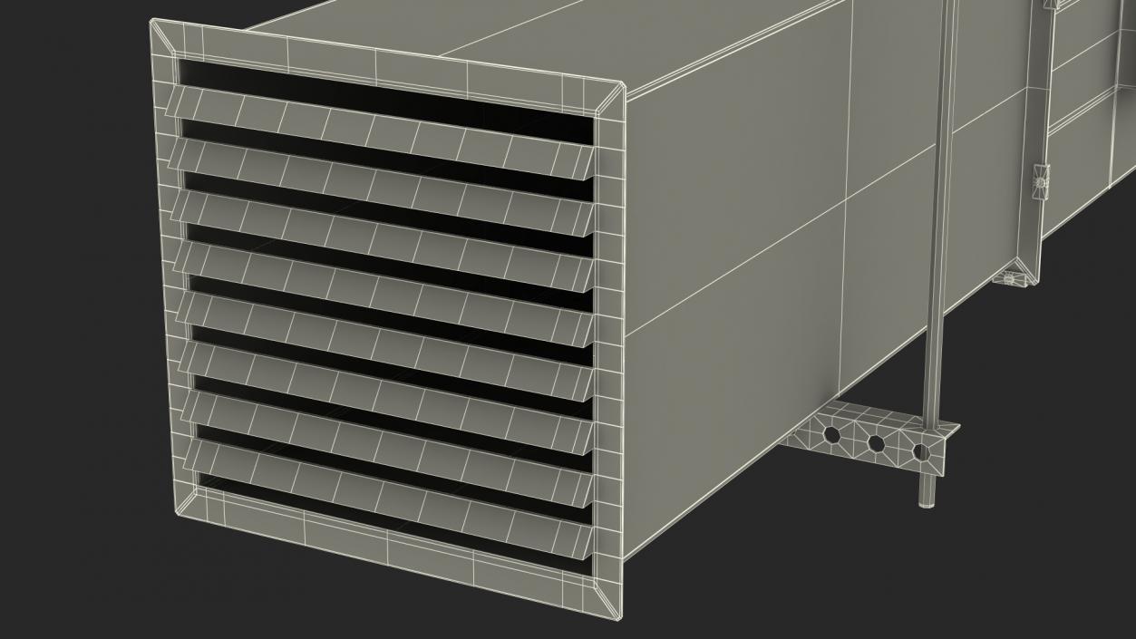 3D model Aluminium Square Air Duct