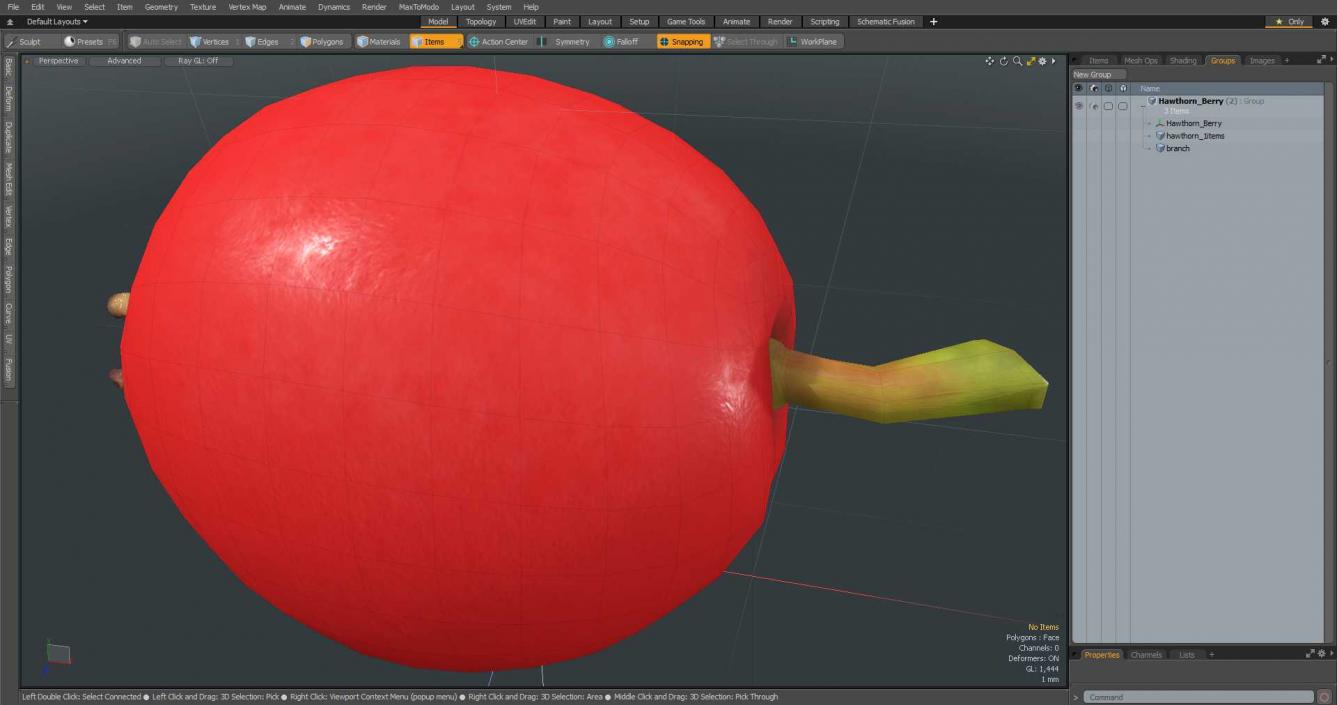 Hawthorn Berry 3D model