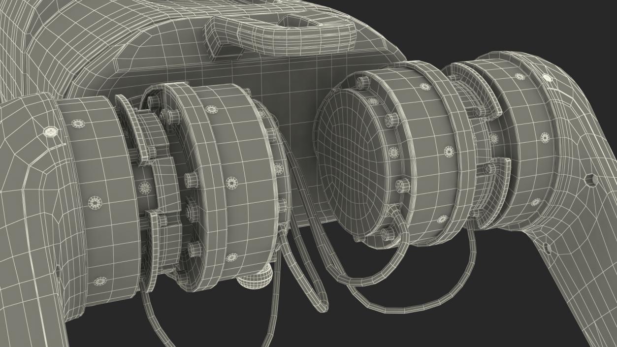 CyberDog Gray Rigged for Cinema 4D 3D model