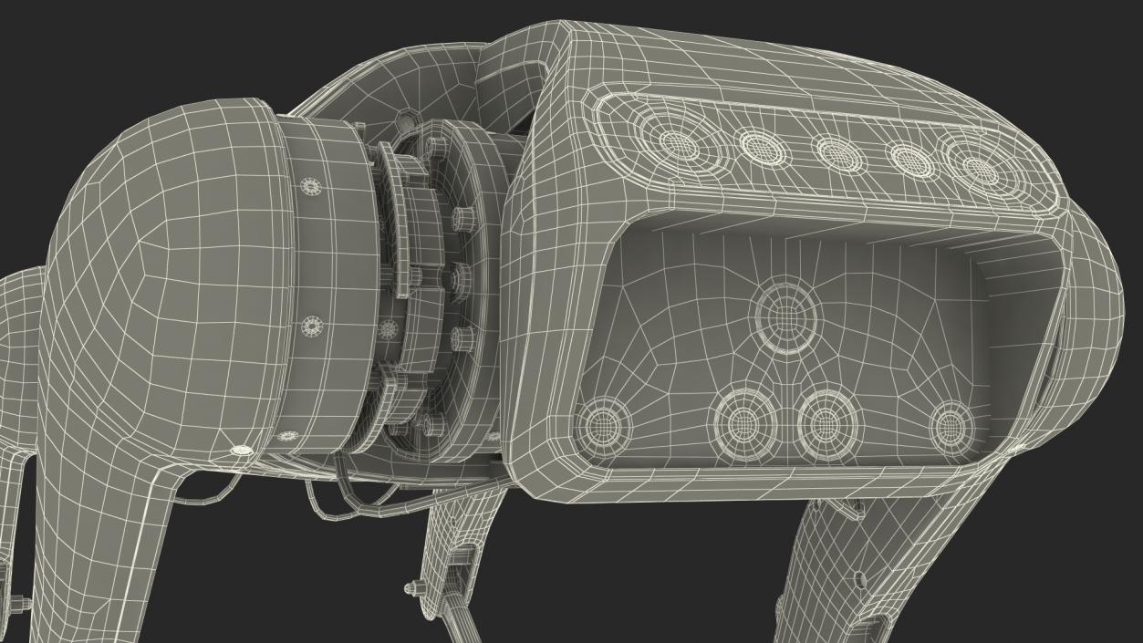 CyberDog Gray Rigged for Cinema 4D 3D model