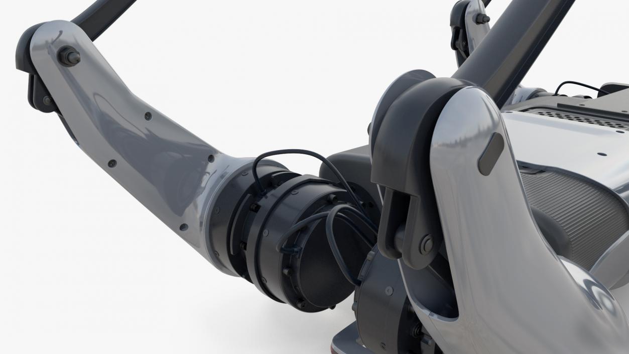 CyberDog Gray Rigged for Cinema 4D 3D model