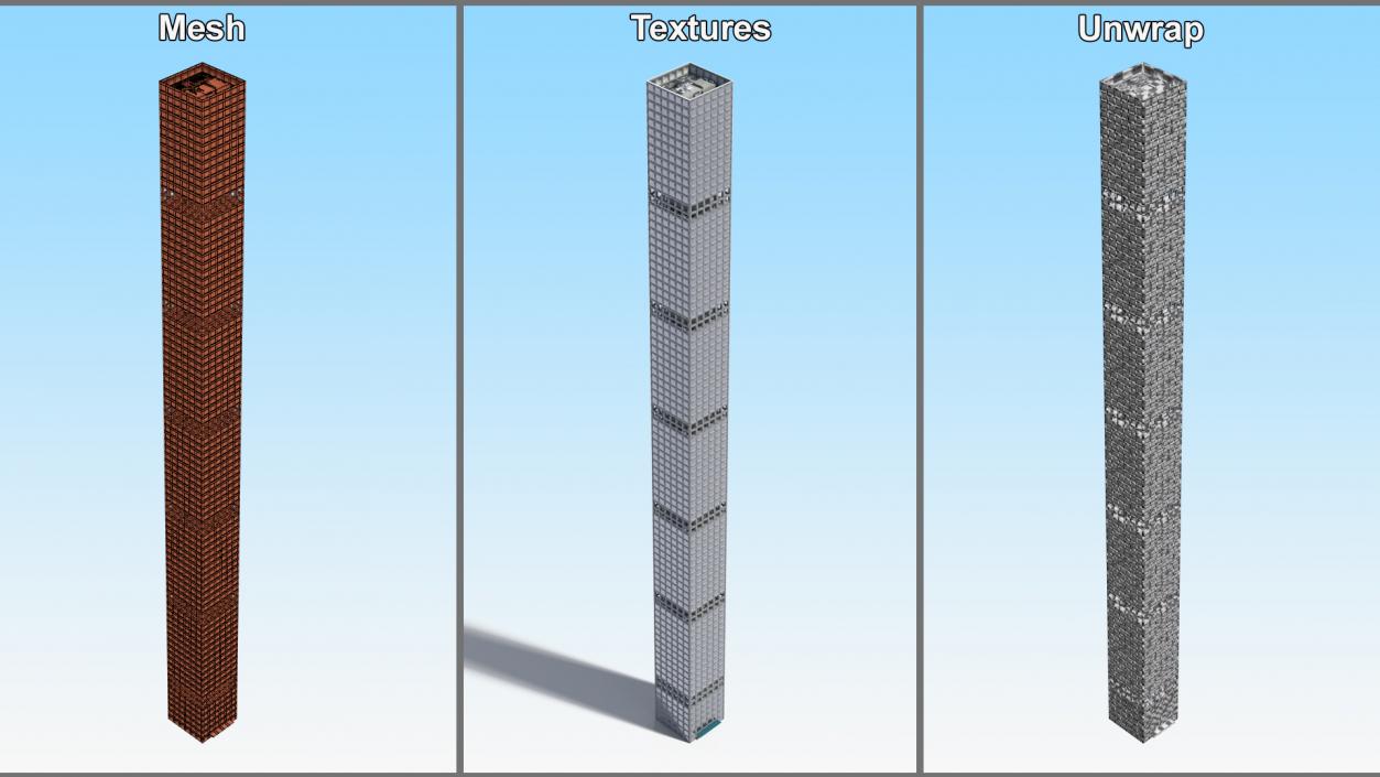 3D Skyscraper 432 Park Avenue