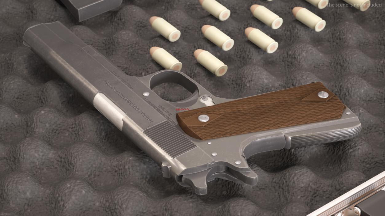 3D Colt 1911 Government AAA Game Weapon