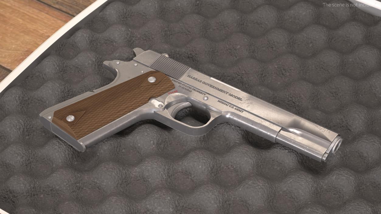 3D Colt 1911 Government AAA Game Weapon