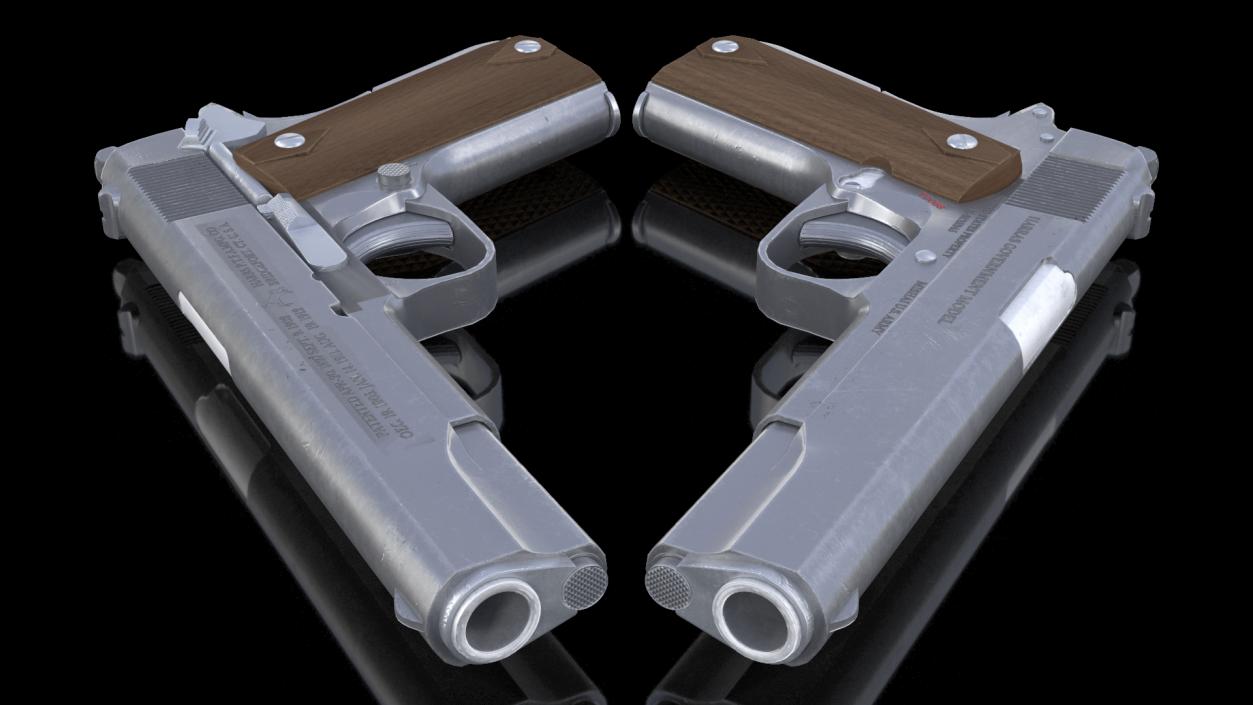 3D Colt 1911 Government AAA Game Weapon