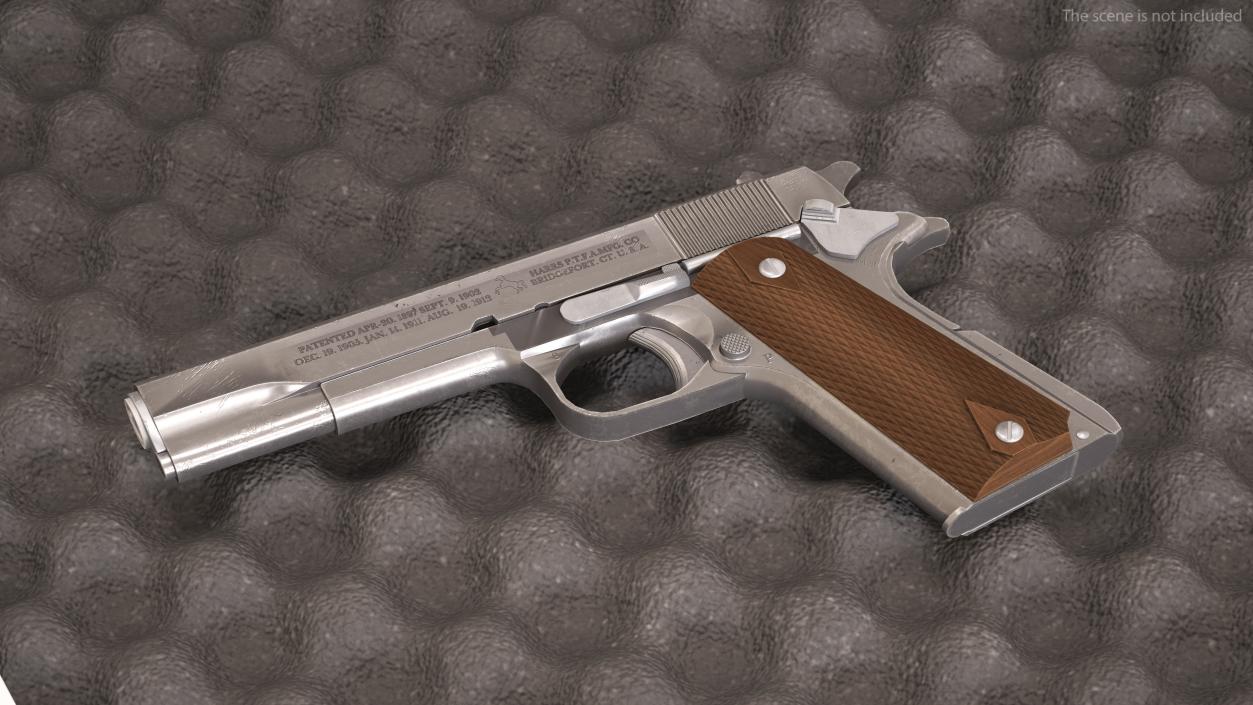 3D Colt 1911 Government AAA Game Weapon