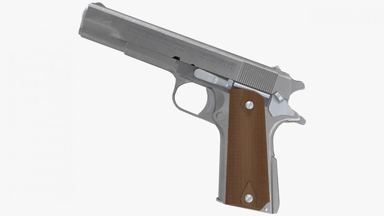 3D Colt 1911 Government AAA Game Weapon