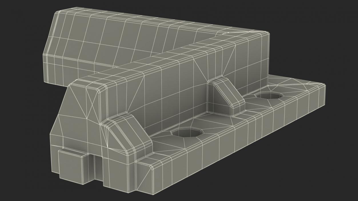 3D model Curb Inner Corner Section