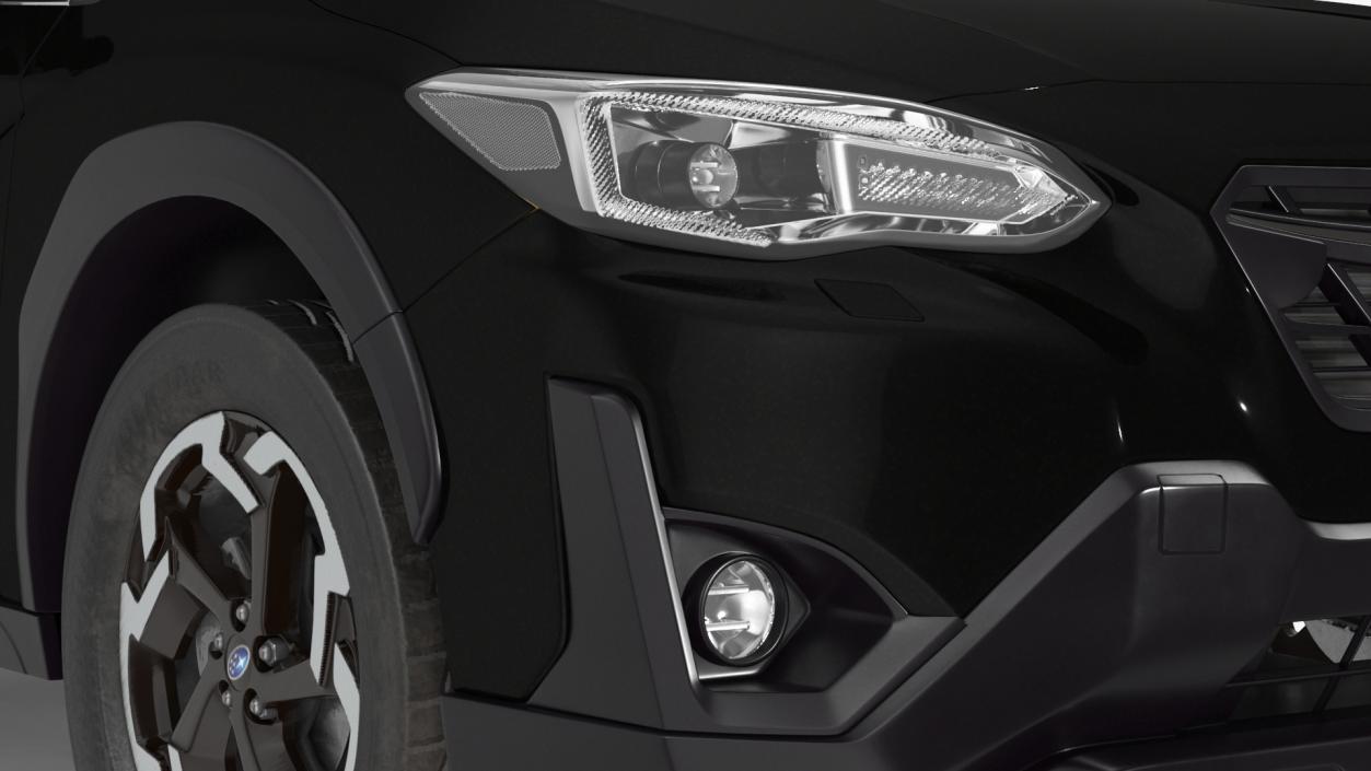 Subaru XV 2020 Hybrid CUV Black Rigged for Cinema 4D 3D