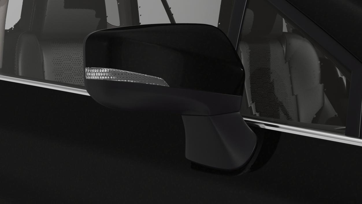 Subaru XV 2020 Hybrid CUV Black Rigged for Cinema 4D 3D