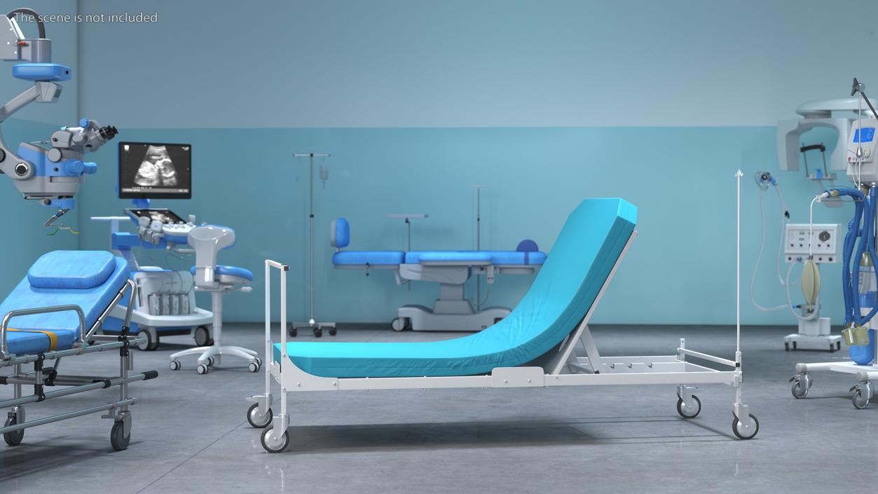 3D Hospital Beds Collection 2