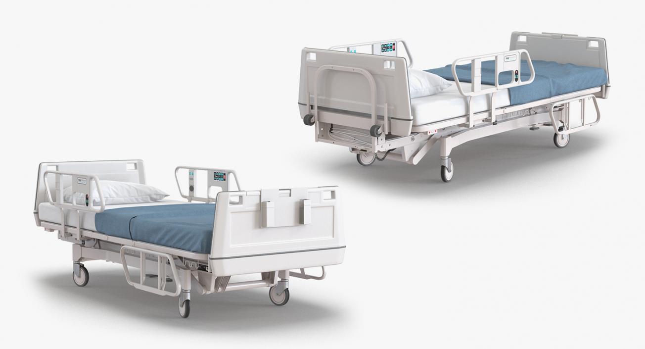 3D Hospital Beds Collection 2