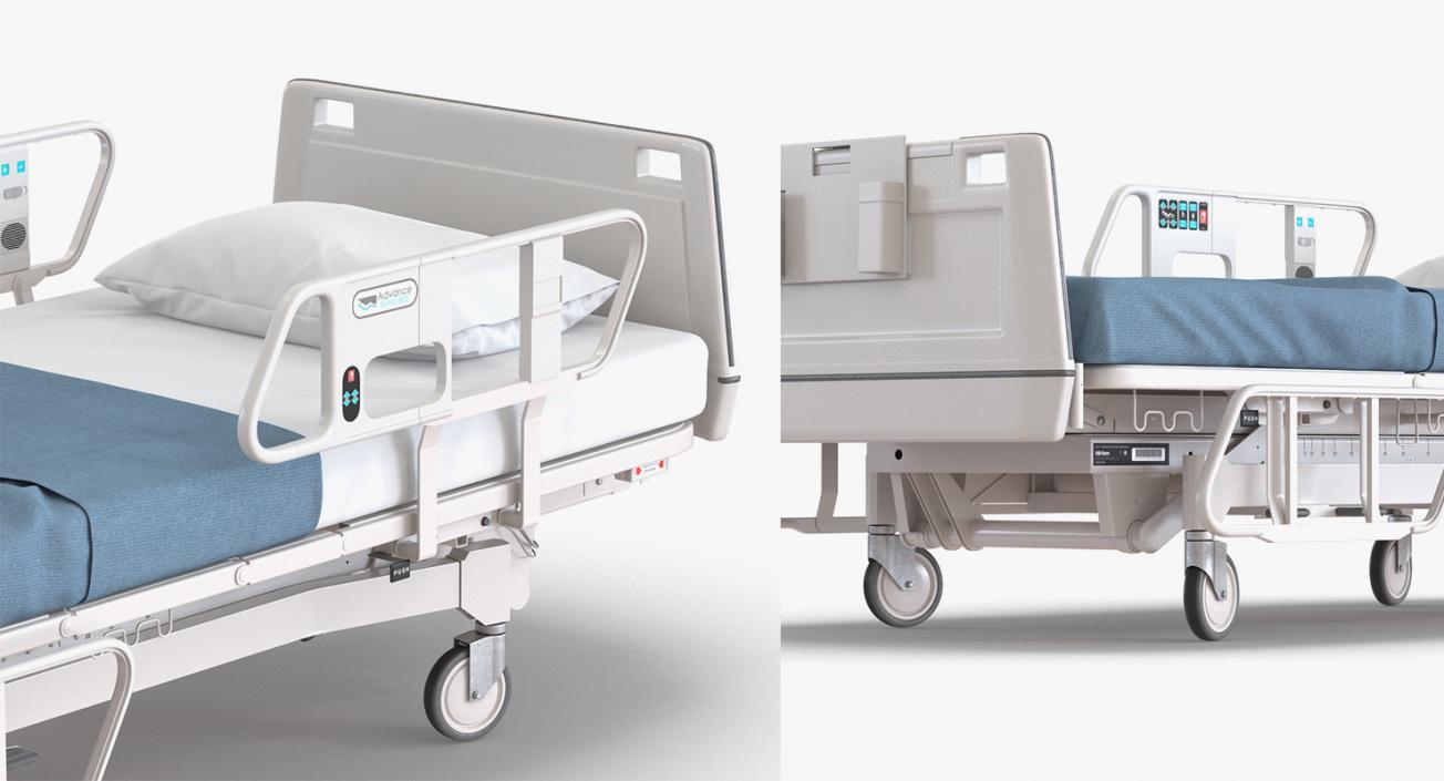 3D Hospital Beds Collection 2