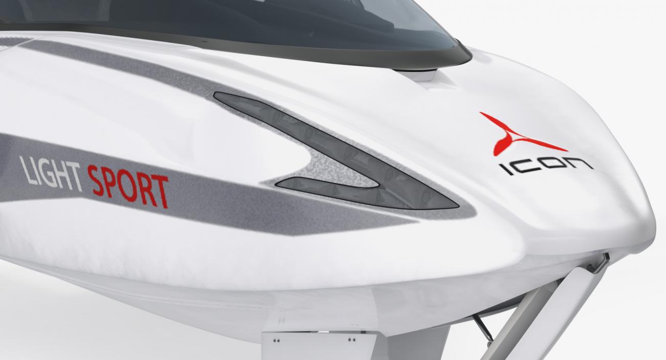 Amphibious Light Sport Aircraft Icon A5 3D model