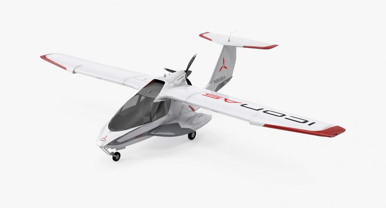 Amphibious Light Sport Aircraft Icon A5 3D model