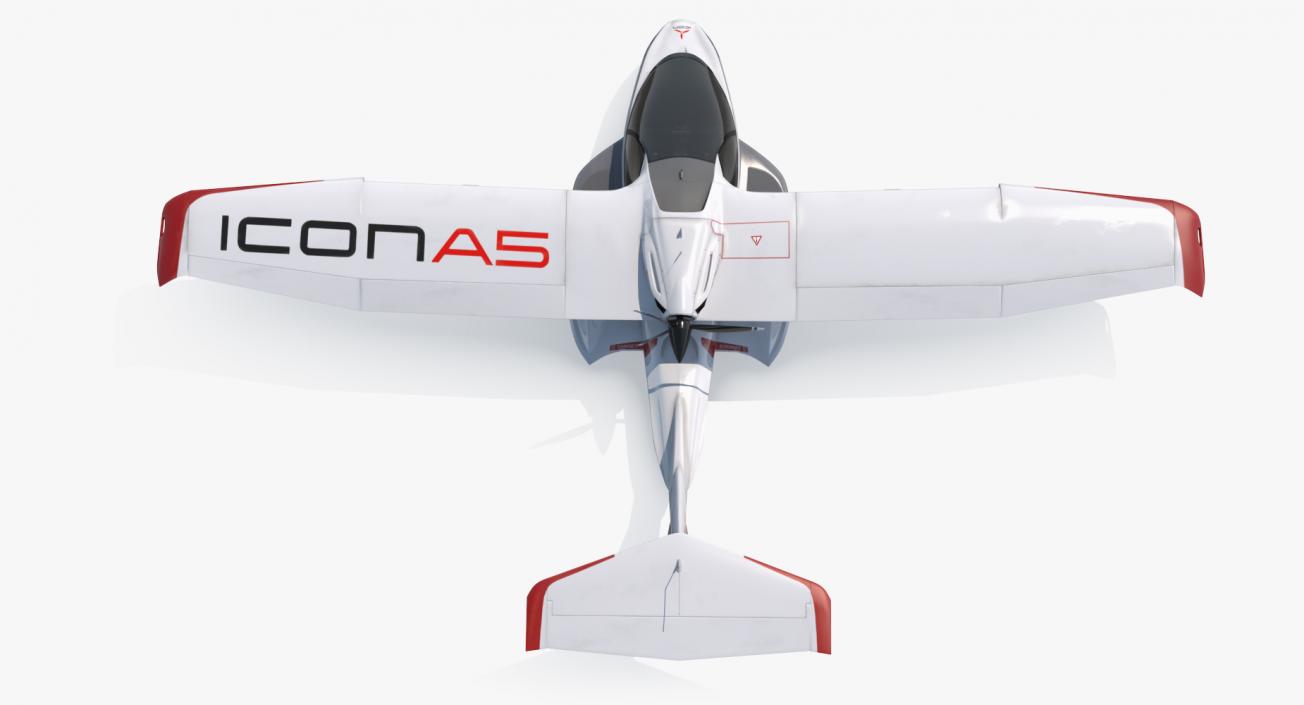 Amphibious Light Sport Aircraft Icon A5 3D model