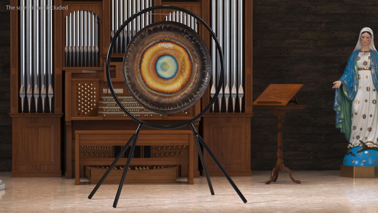 3D Symphonic Gong Paiste 40 inch Round Stand