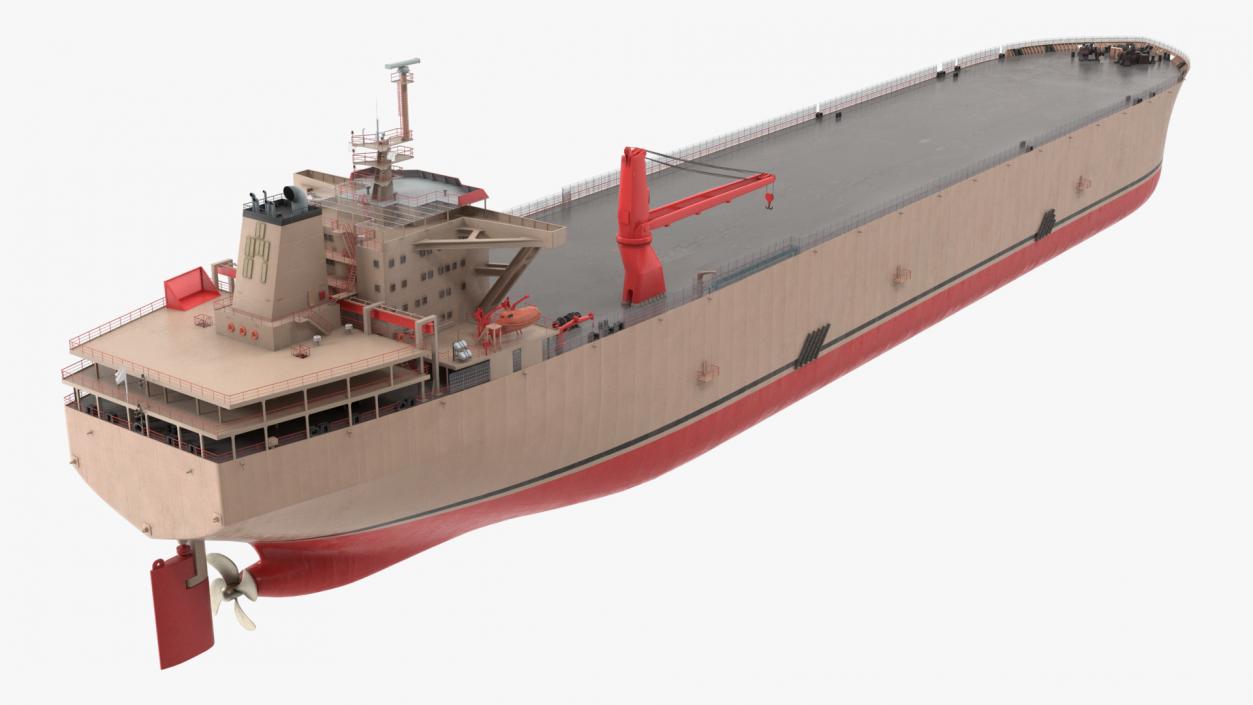 3D model Blue Marlin Ferrying Cargo Tanker Rigged