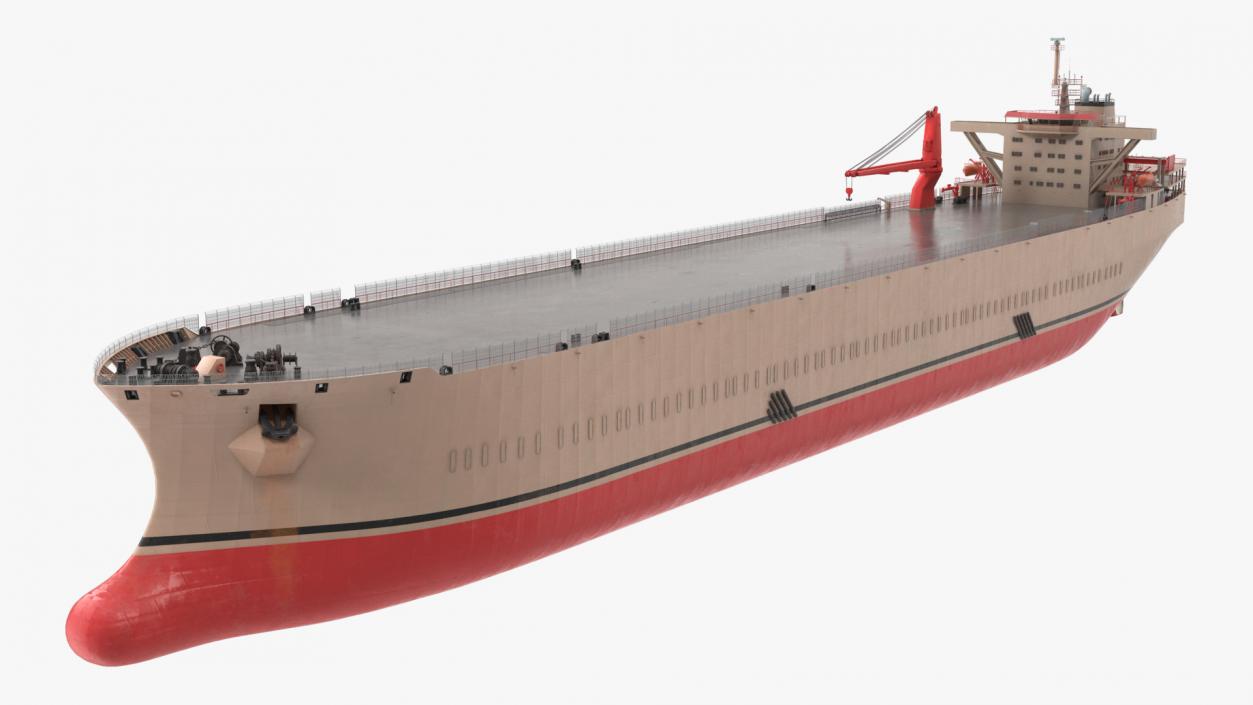 3D model Blue Marlin Ferrying Cargo Tanker Rigged