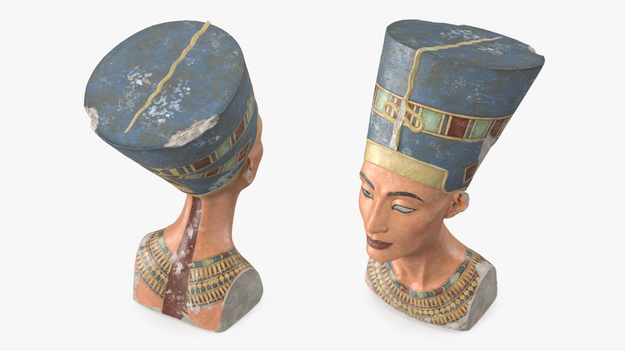 3D Bust of Queen Nefertiti model