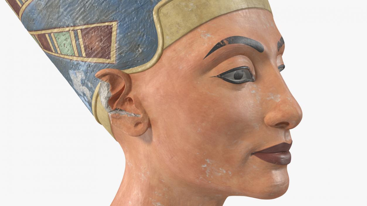 3D Bust of Queen Nefertiti model