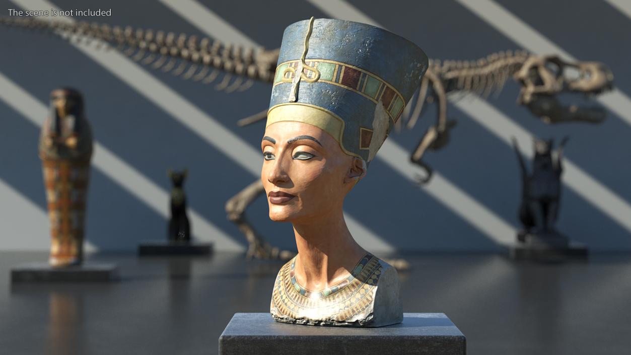 3D Bust of Queen Nefertiti model