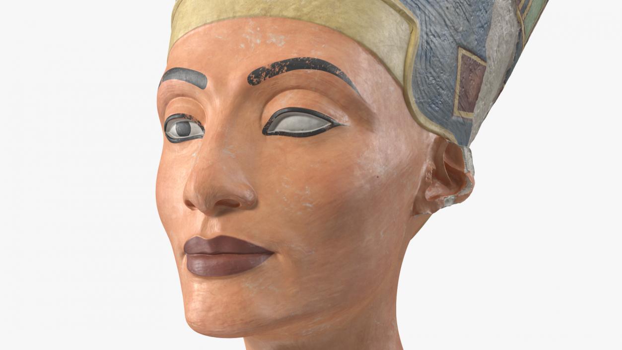 3D Bust of Queen Nefertiti model