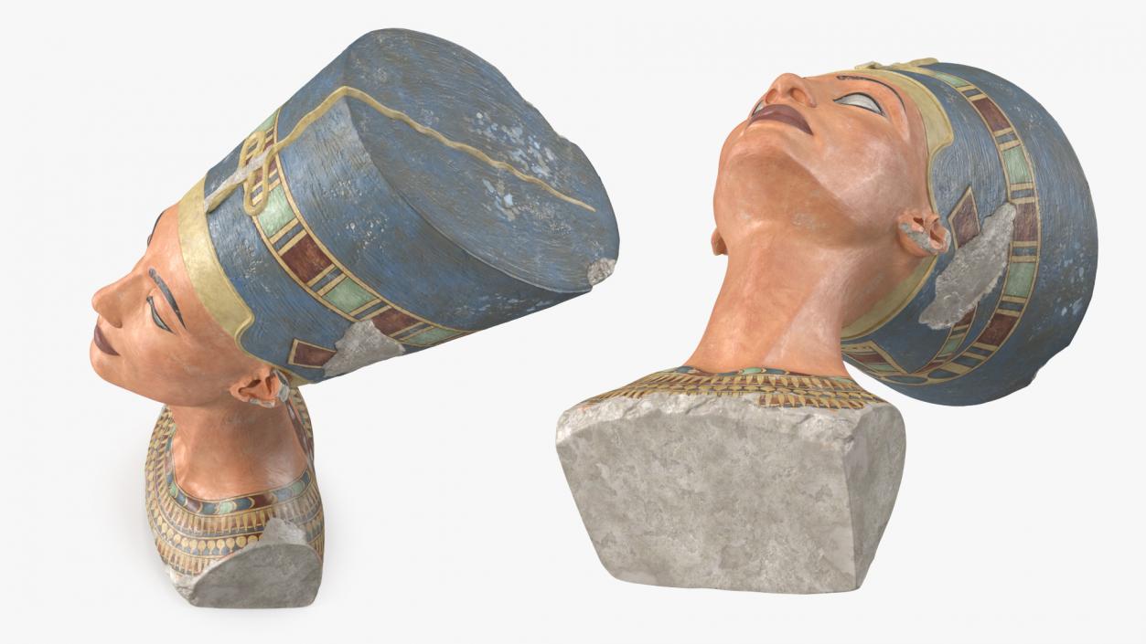 3D Bust of Queen Nefertiti model