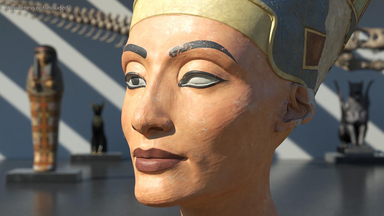 3D Bust of Queen Nefertiti model