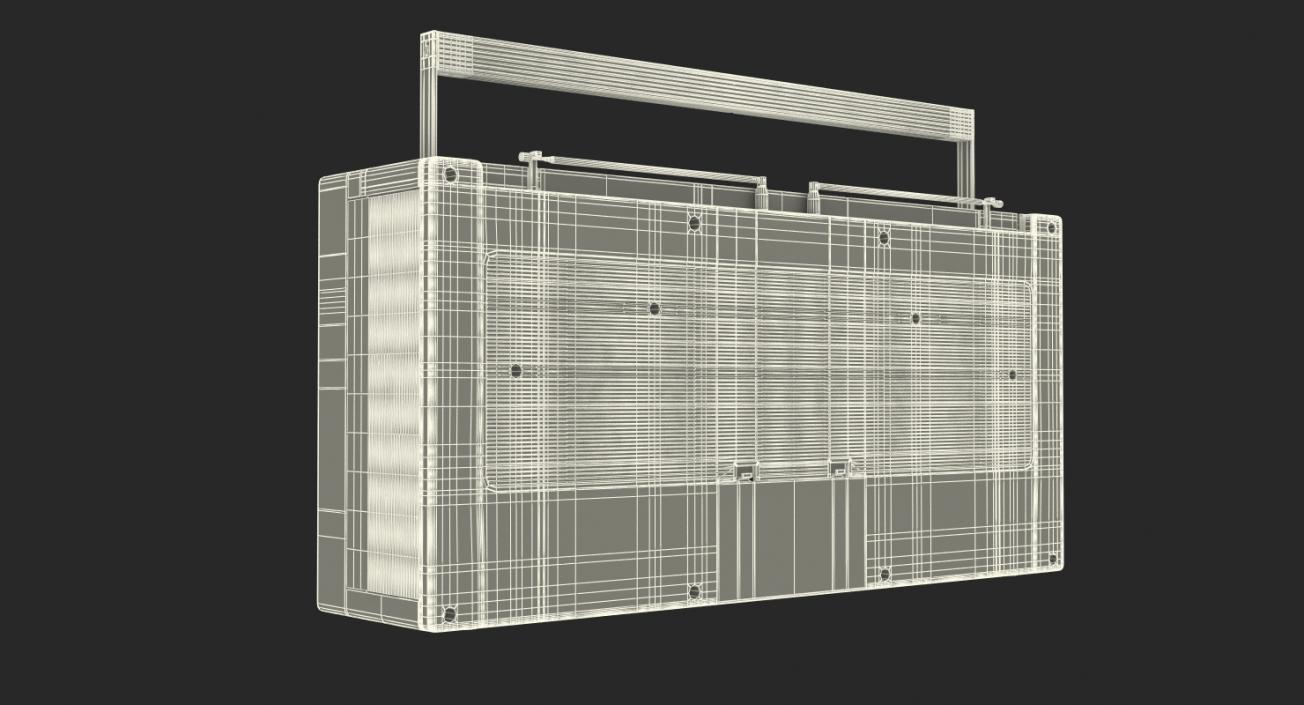 3D model Portable Cassette Boombox