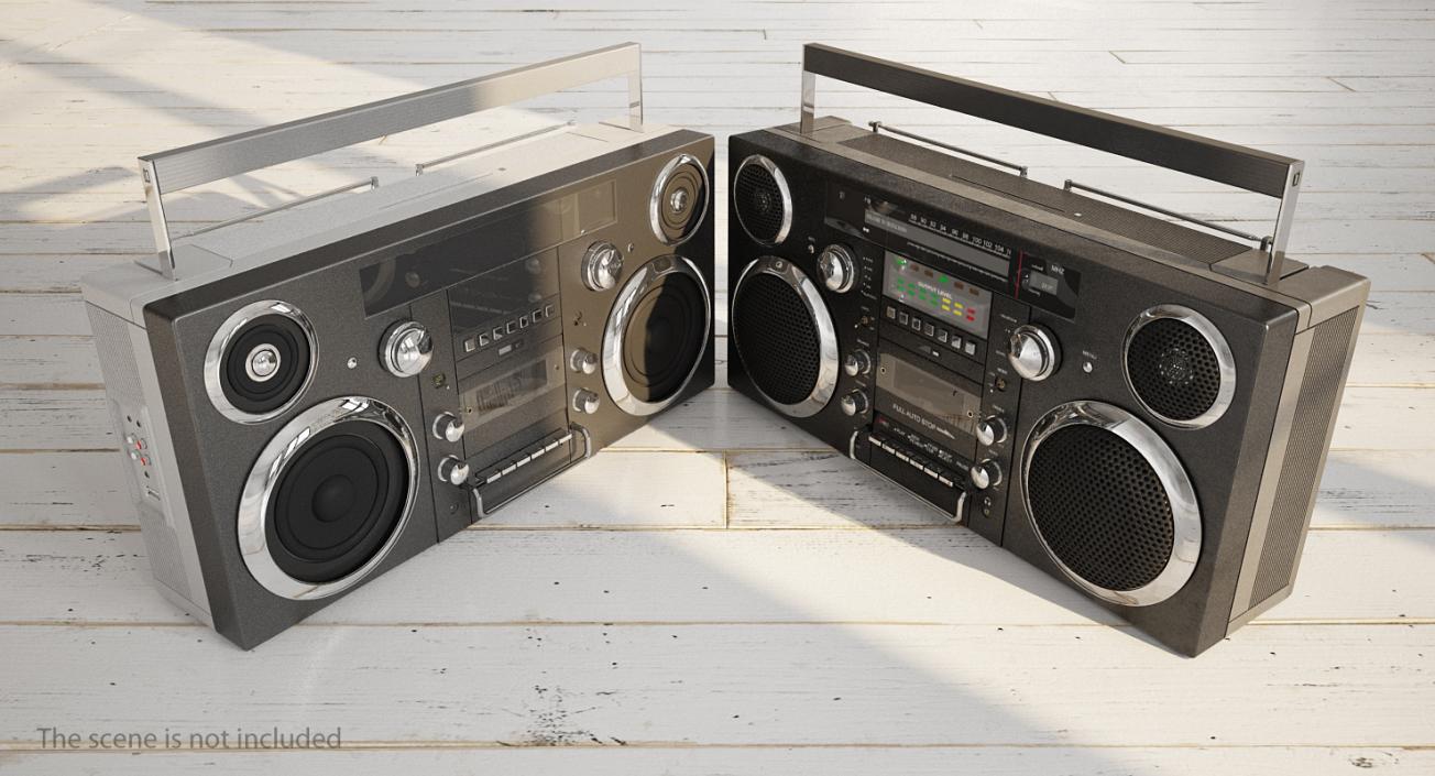 3D model Portable Cassette Boombox