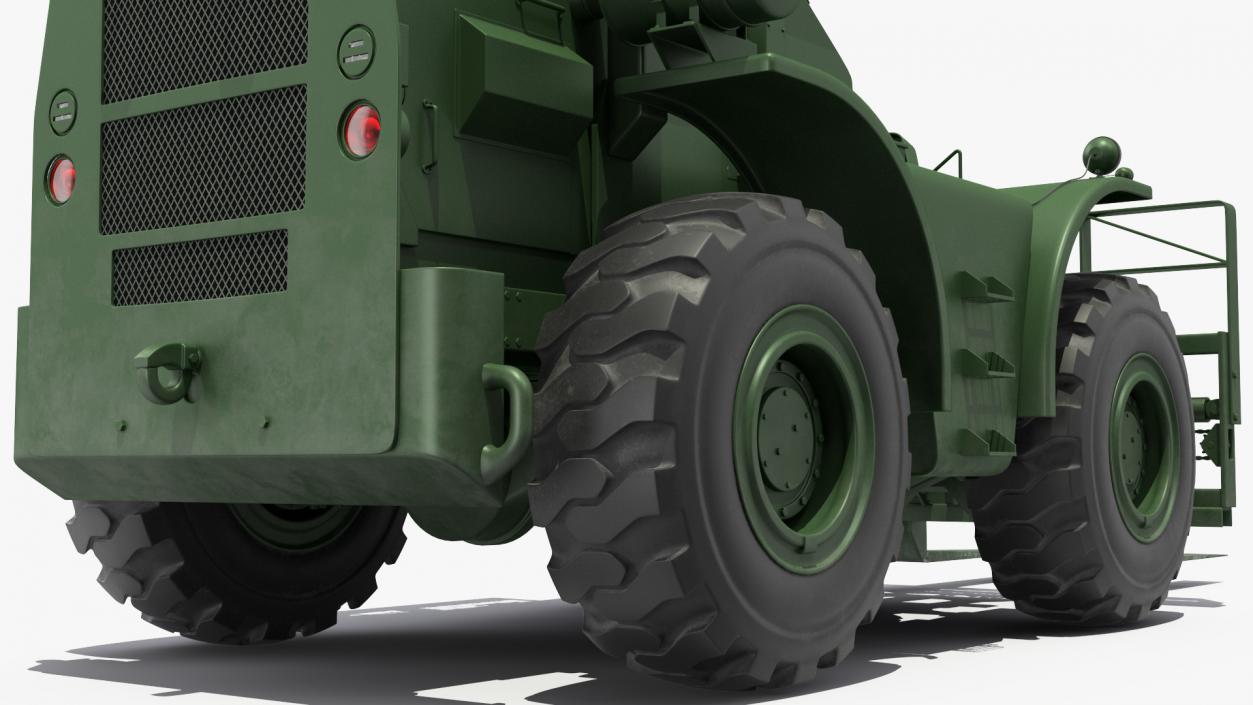 Pettibone Rough Terrain Military Forklift Green 3D